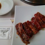 ぴょんぴょん舎 - 冷麺焼肉セットの肉