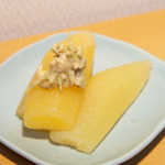 小口わさび店 - 数の子＋わさび漬け。塩＋甘＋ツンが渾然一体！ 塩抜き加減が重要です