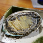 佳肴みを木 - 蒸しアワビなんと丸ごと！しかも肝付き！