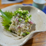 佳肴みを木 - あじのなめろう、うまい！