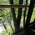 裏五頭山荘 - テーブルからの景色