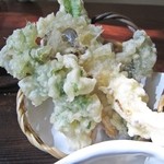 裏五頭山荘 - 山菜てんぷら