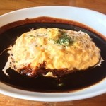 Morinobikafe - 黒カレーオムライス880円