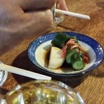 宇ち多゛ - （2015年10月再訪）お新香