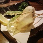 ブラッチュリア 炭味坐 - イワシの梅肉包み揚げ