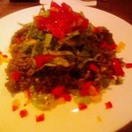 ブラッチュリア 炭味坐 - 黒チャーハン　いかすみと黒酒入りの「黒ソース」使用