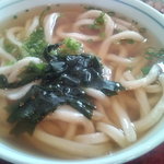 ほくほく庵 - かけうどんです。