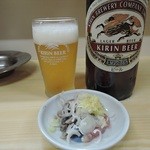 山城屋酒場 - まずはビール