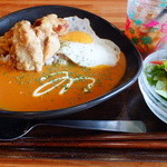 バッドアスコーヒー - モチコチキンカレー