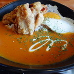 バッドアスコーヒー - モチコチキンカレー アップ♪