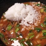 ボニートスープヌードルライク - 台湾まぜそば（過去の限定）に追い飯