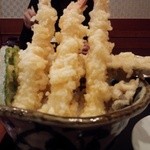 福庵 - メガ天丼 単品\1,465（税別）