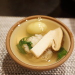 禅紫 - 15.10　松茸の土瓶蒸し(1,200円)