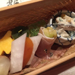 さ行 - 卵 からすみ大根 焼きナスの生ハム巻き 白和え