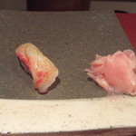 鮨座 醤の - コースのすしの2　タイ