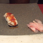 鮨座 醤の - コースのすしの7　あなご