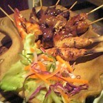 バリ ラグーン 芦屋店 - サテ（焼き鳥）の盛り合わせ