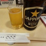 うなぎ ささき - ビール