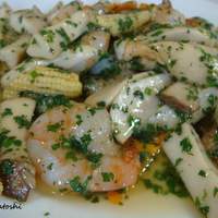 創作中華 一之船入 - shrimp with eringi