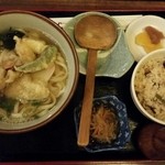 Kohan - 天ぷらうどんとかやくごはん