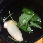 魚正 - 松茸のお吸い物