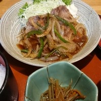 割烹 魚政 - 生姜焼き定食