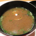 日本のお料理 稲垣 - 止め椀はしじみの味噌汁。