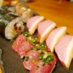 Barunikuzushi - 焦がし醤油でたべる特製宝盛合わせ