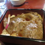 Sennobou - 近江牛肉の薄焼きステーキ重セット 1800円