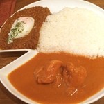 みのりんご - みのりんごさんのスペシャル＼(^o^)／
      大人気のキーマカレーとチキンカレーの贅沢な組み合わせ＼(^o^)／