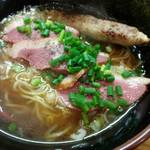 ra-membenigama - 鴨醤油ラーメン・アップ。