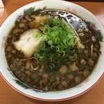 尾道ラーメン 暁 - 中華そば(650)：店内に漂う醤油とスープの香りは尾道そのもの