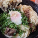 ふたみうどん研究所 - すじうどんぶっかけの冷（麺大盛り）