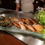 秋田牛鉄板焼 銀座五明 - オマール海老