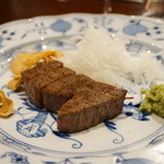 秋田牛鉄板焼 銀座五明 - 秋田牛のヒレ