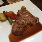 バルひげ - 豚肩ロースステーキ７８０円