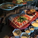 悠林館 - 朝の野菜バイキングです。