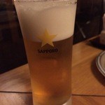 悠林館 - サッポロ生ビールです。