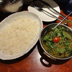 ラムミントカレーと相性の良いバスマティライス