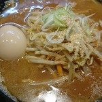 玄龍 盛岡店 - 味噌ラーメン（煮たまご入り）