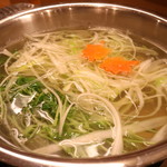 桑名産天然蛤料理 貝新商店 - しゃぶしゃぶお野菜の部