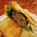 小古食堂 - ハンバーグトーストサンド