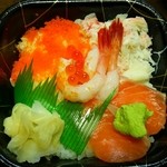 Sasago - 海鮮丼(並)(\500)@2015/10/18