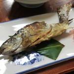 湯の華 - ヤマメ塩焼き