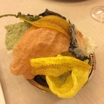 Cracco - ②野菜と果実のチップス