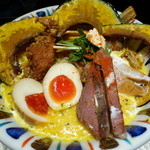 鶏Soba 座銀 - 『PUMP OF CHICKEN』かぼちゃ鶏白湯 改