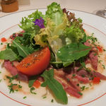 おはらス・レストラン - Hors d'oeuvre（鴨のコンフィ サラダ仕立 ゼレス・ヴィネガー風味）
