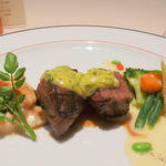 おはらス・レストラン - Viande（熊本産 褐毛和牛いちぼ肉のステーキ  ベアルネーズ・ソース添え）