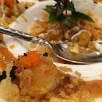 Le Grand Lanna - ③ライチとロンガンのハーブサラダ 海老のレッドカレーソース290B