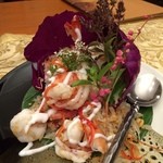 Le Grand Lanna - ②スパイシーなブンタン（ザボン）サラダ　海老とドライココナッツ260B